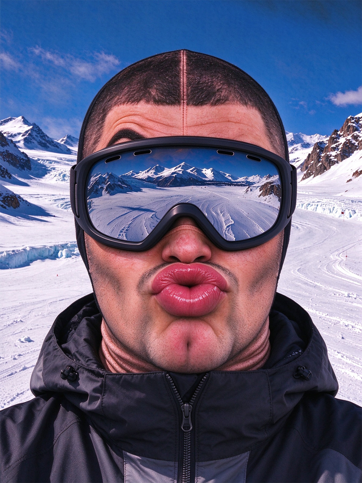 Oceanlyte Funny Pout Ski Mask