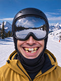 Oceanlyte Funny Snow Mountain Ski Smiling Face Ski Mask