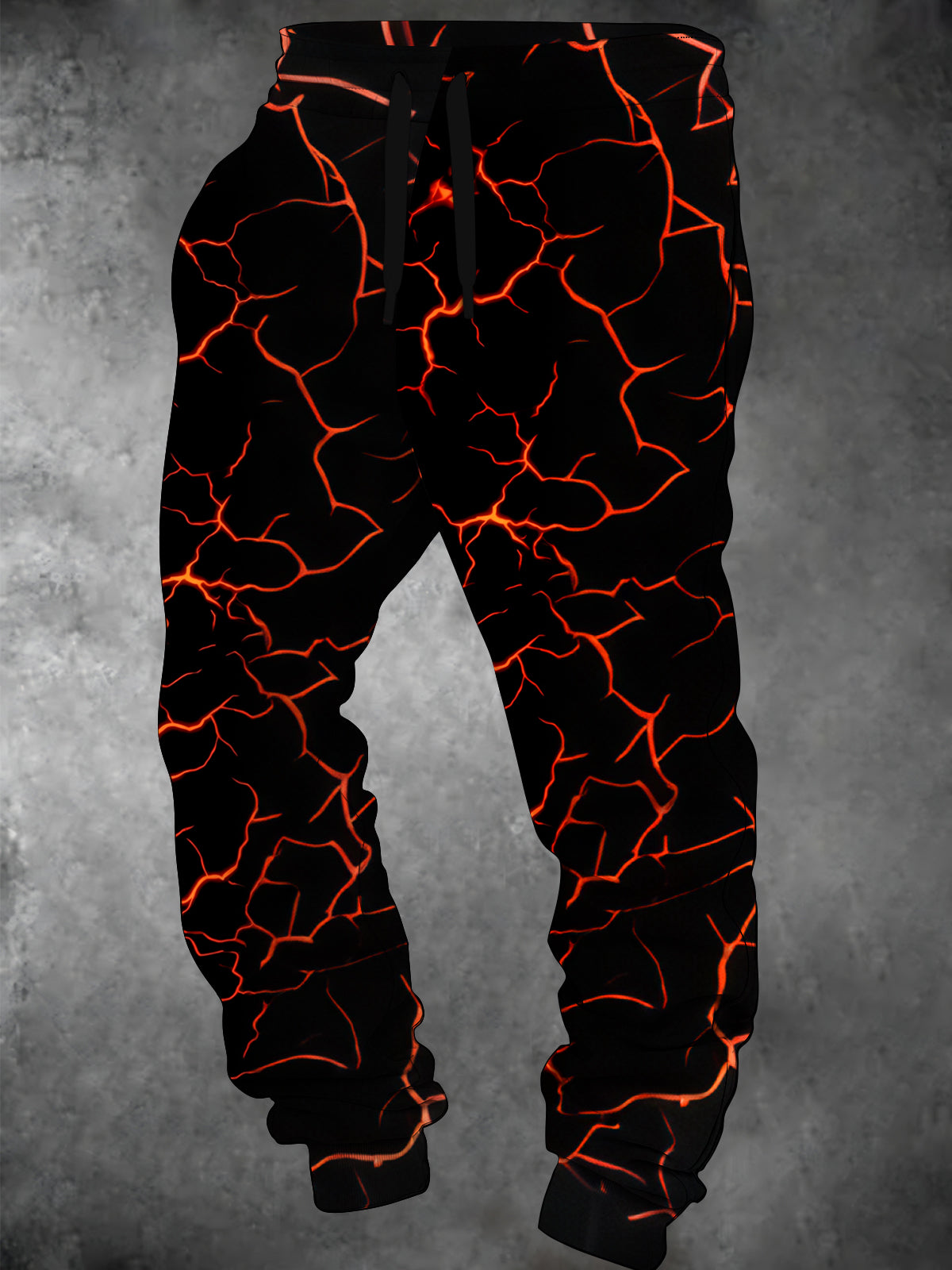 Oceanlyte Men's Graphic Lava Crack Pattern Pants
