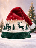 Oceanlyte Men's Christmas Reindeer And Pine Trees Print Hat