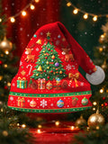 Oceanlyte Men's Printed Christmas Tree And Reindeer Print Hat