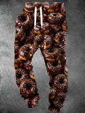 Oceanlyte Men's Graphic Chocolate Doughnuts With Sprinkles Print Pants