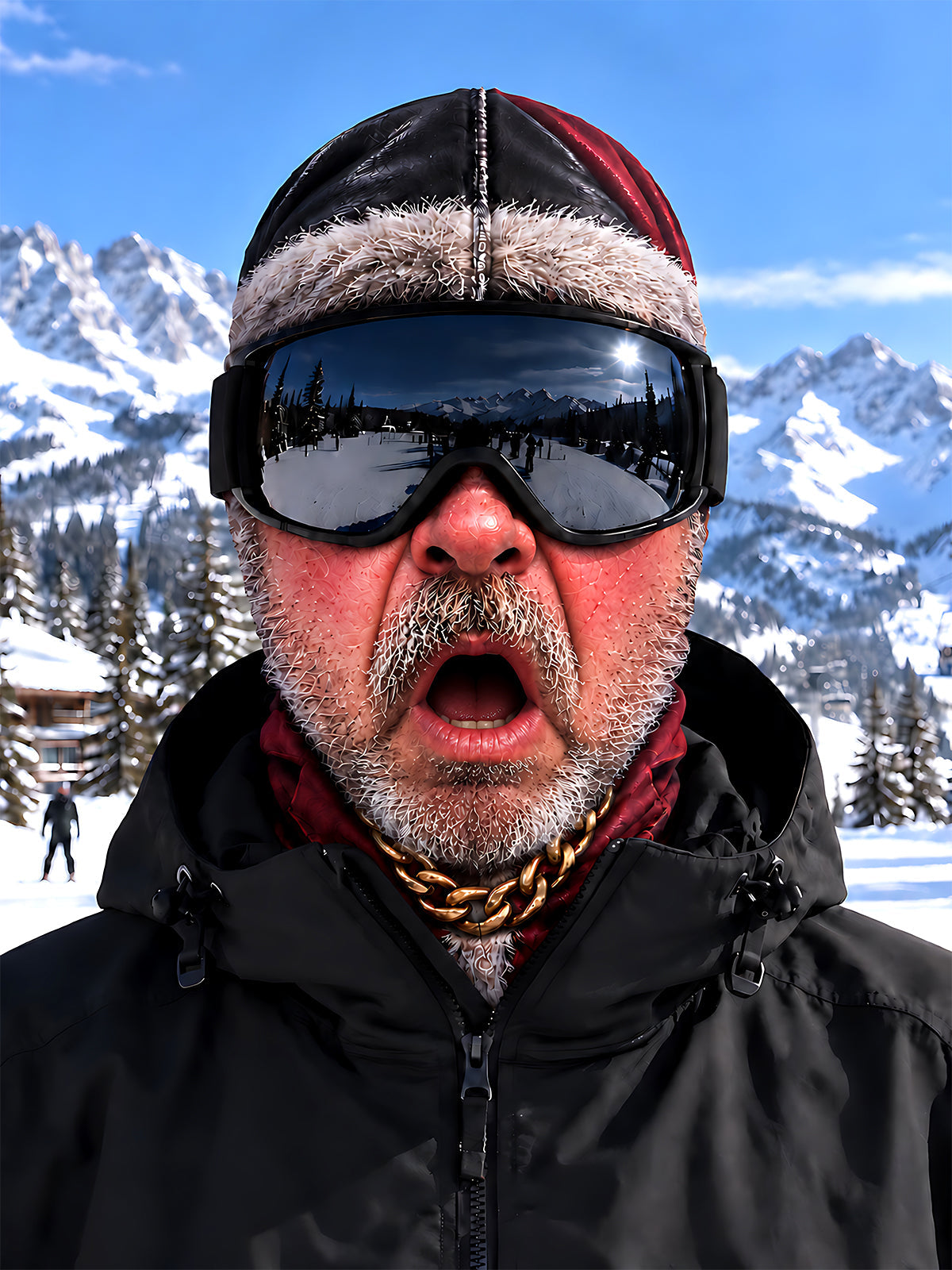 Oceanlyte Funny face Ski Mask