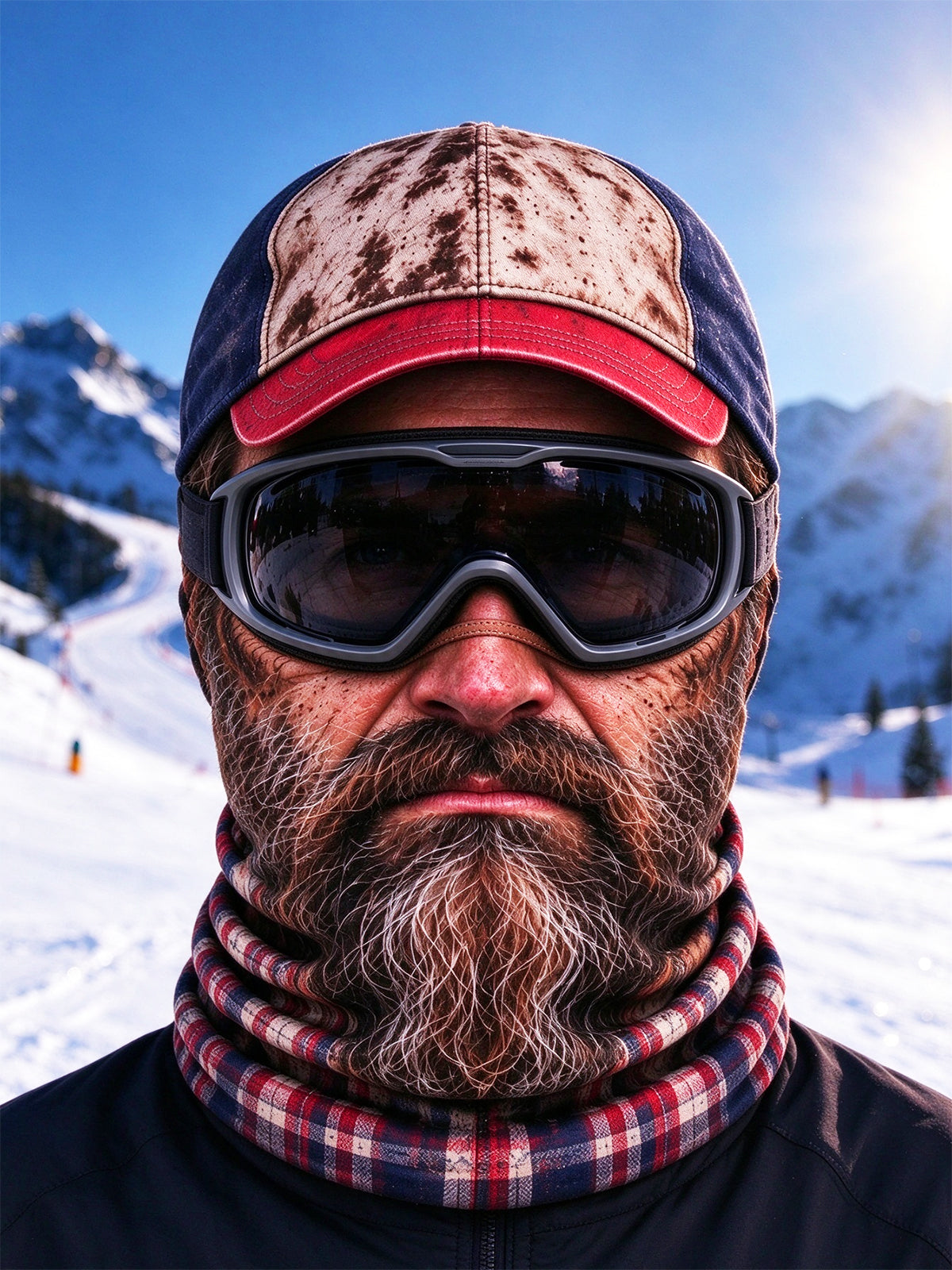 Oceanlyte Funny Vintage Baseball Cap Face Ski Mask