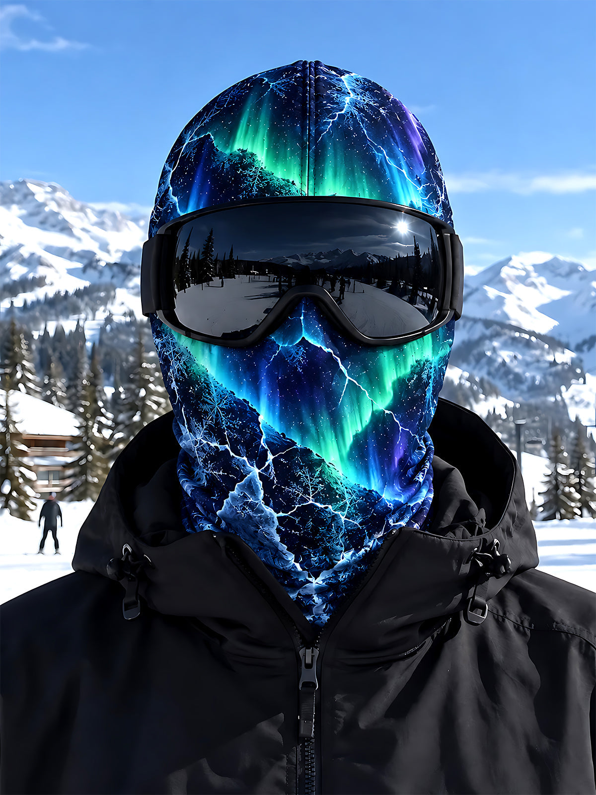 Oceanlyte Auroral lightning Ski Mask