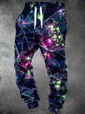 Oceanlyte Men's Geometric Geometric Nebula Space Pattern Pants