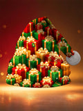 Oceanlyte Men's Graphic Christmas Gift Boxes And Santa Hat Print Hat