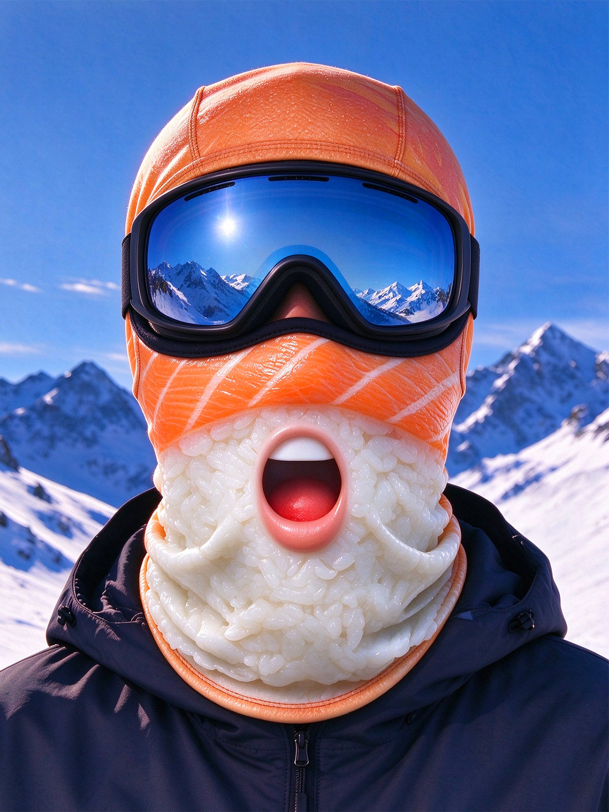 Oceanlyte Salmon Sushi Creative Ski Mask