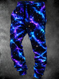 Oceanlyte Men's Abstract Galaxy Nebula And Stars Print Pants