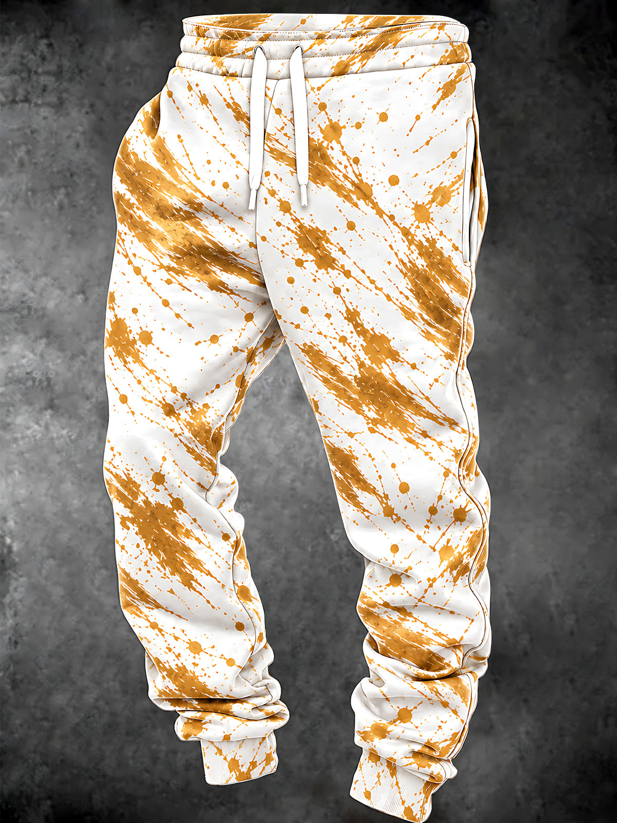 Oceanlyte Men's Tie Dye Tie Dye Splatter Pattern Pants