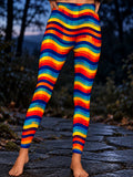 Oceanlyte Neon Geometry waves Women's Leggings