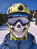 Oceanlyte Funny Fluorescent Green Bomb Skull Graffiti Ski Mask