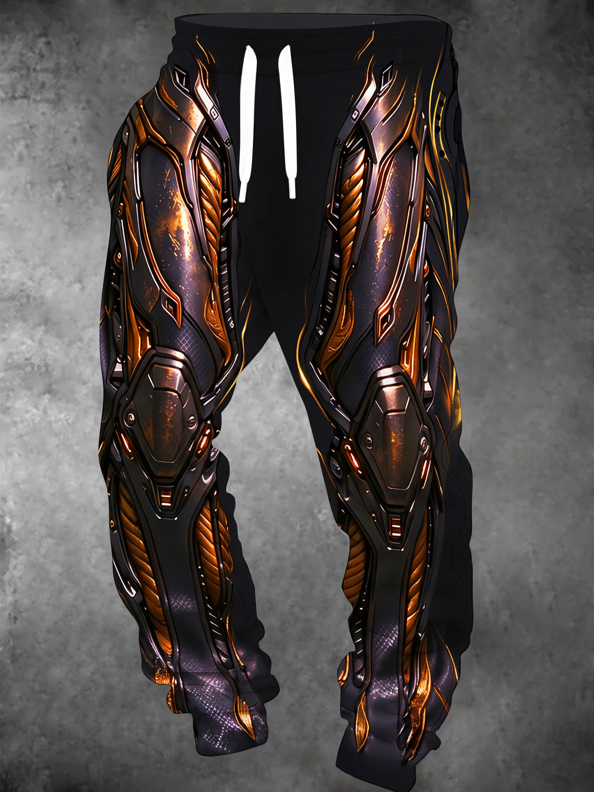 Oceanlyte Men's Graphic Bronze Mech Leg Armor Print Pants