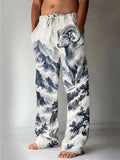 Oceanlyte Men's Bighorn Sheep And Snowy Mountains Print Pants