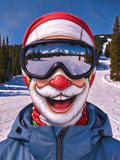 Oceanlyte Funny Skier With Santa Claus Face Ski Mask