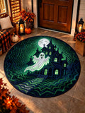 Oceanlyte Halloween Ghost House Round Area Rug