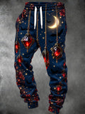 Oceanlyte Men's Graphic Hanging Ruby Pendants And Bats Print Pants