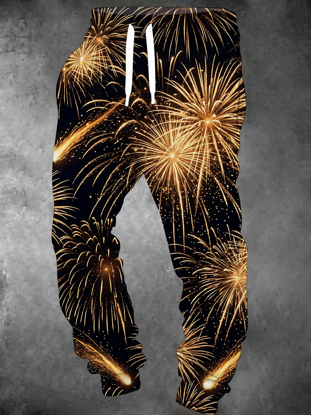 Oceanlyte Men's Graphic Golden Fireworks Print Pants