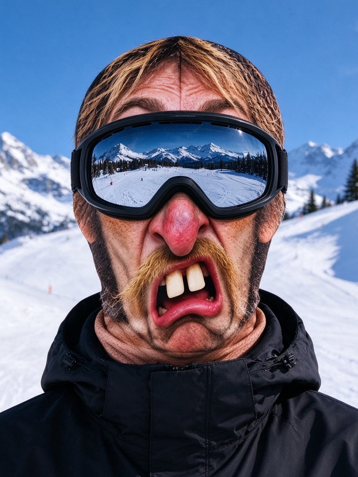 Oceanlyte Funny Big Nose Old Man Ski Mask