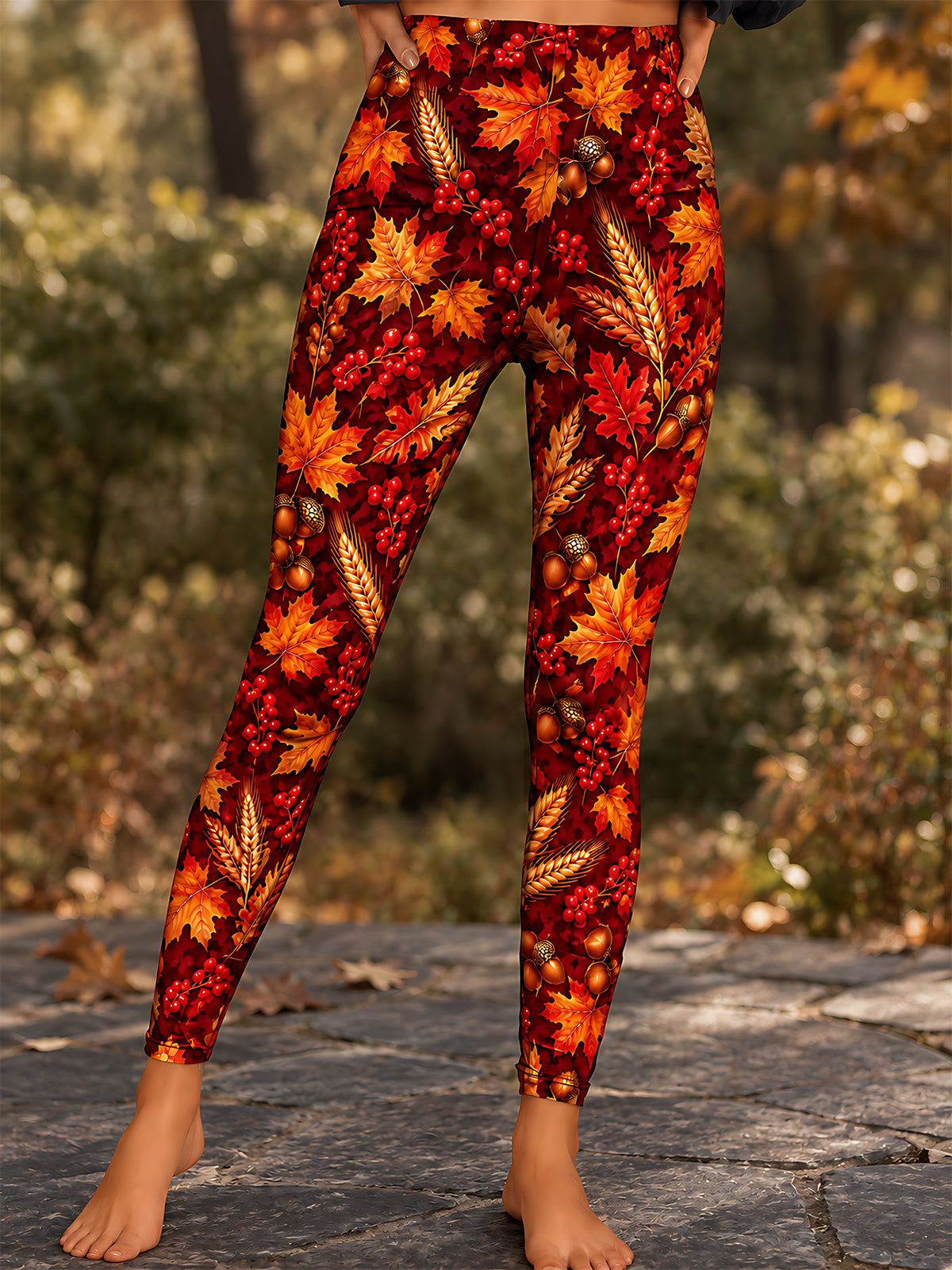 Oceanlyte Thanksgiving Maple leaf Women's Leggings