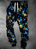Oceanlyte Men's 3D Crystalline Ore And Geometric Shards Print Pants