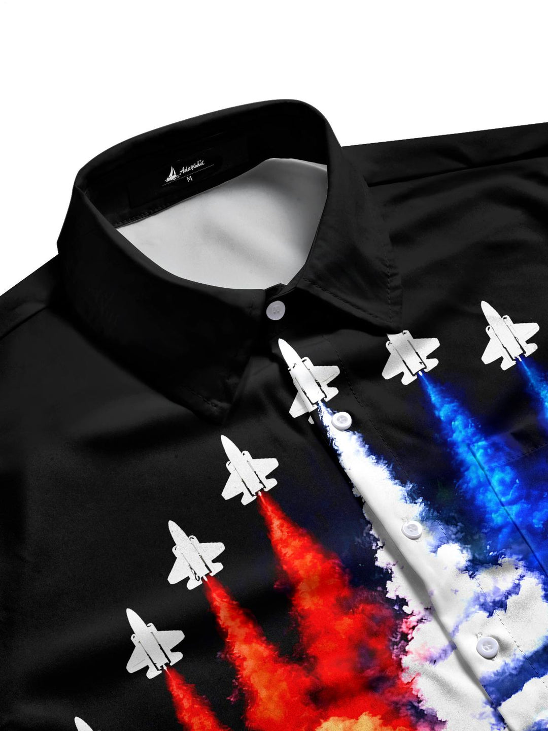 250 Years Airplane Men's Pocket Short Sleeve Shirts