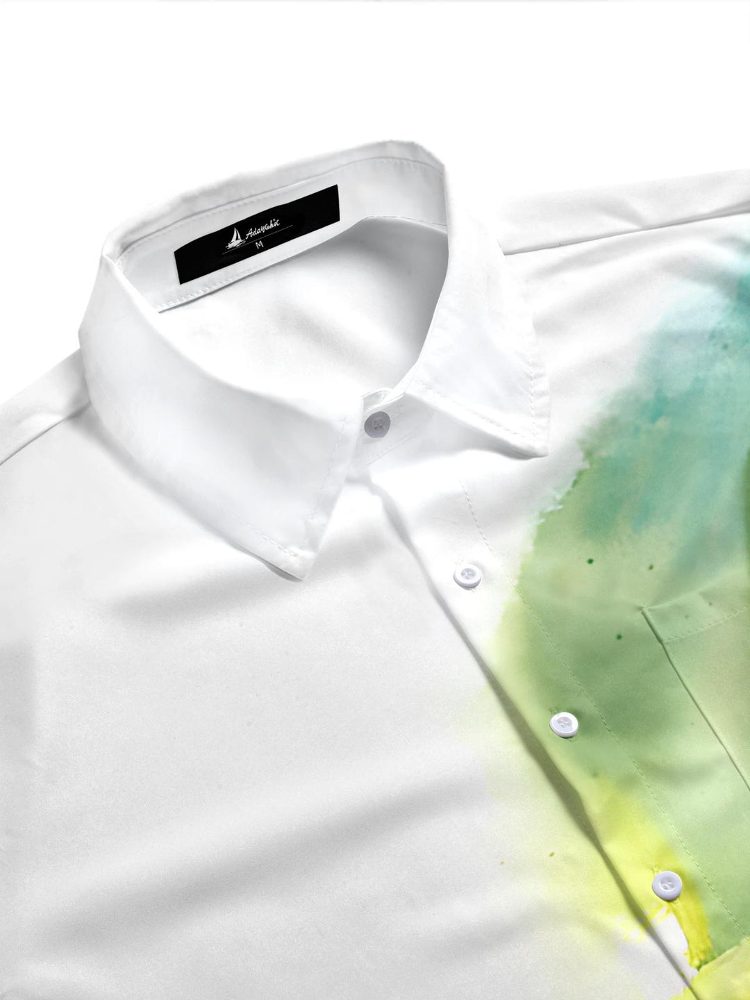 Parrot Print Men's Pocket Short Sleeve Shirts