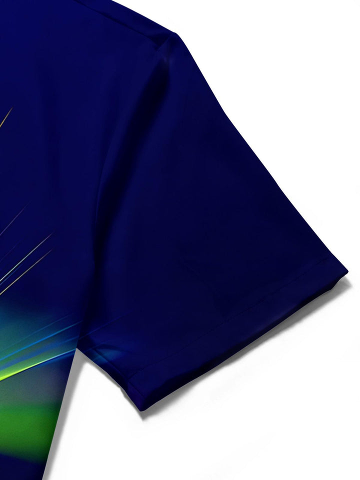 Abstract Men's Pocket Short Sleeve Shirts