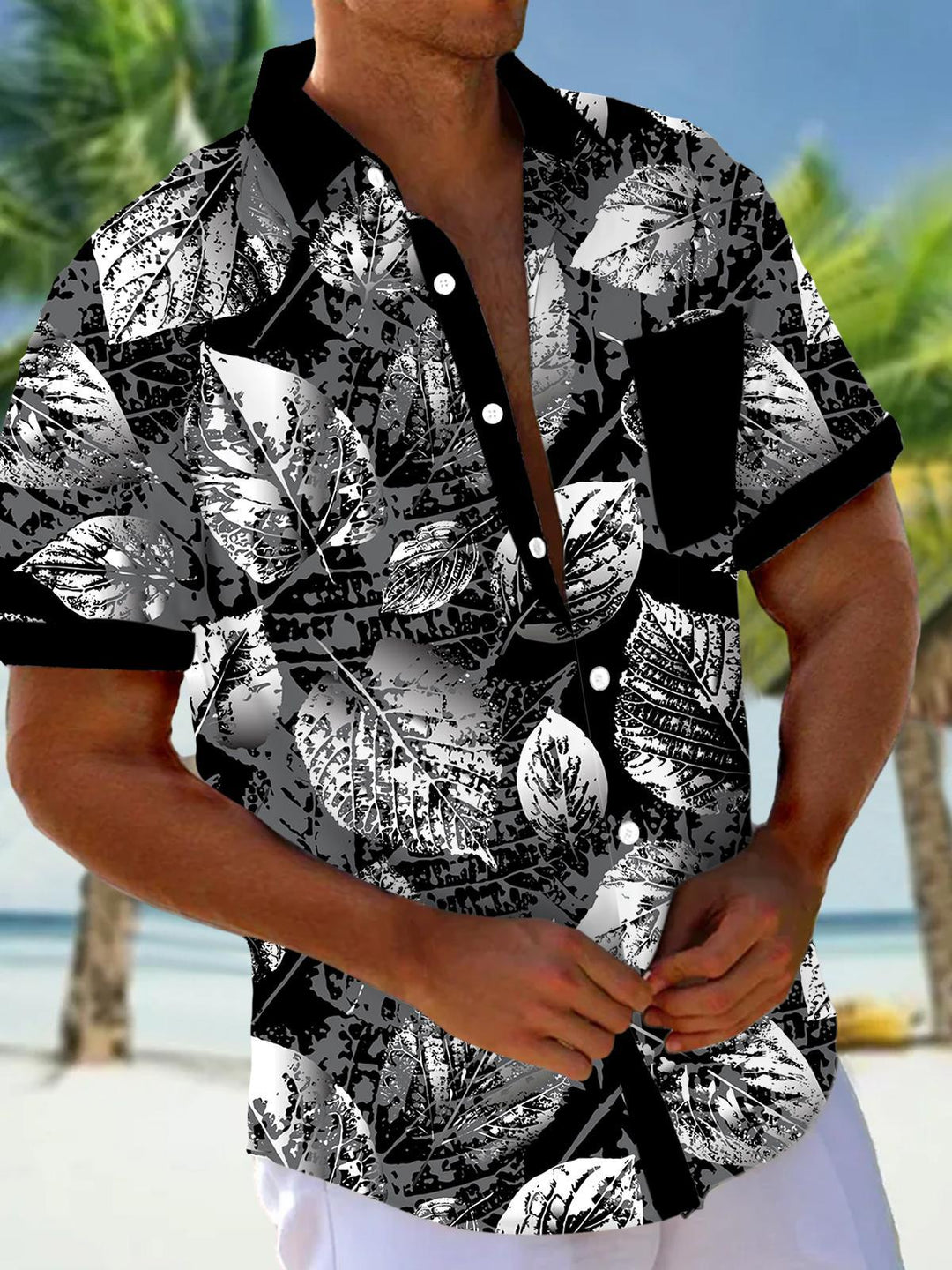 Leaf Men's Pocket Short Sleeve Shirts