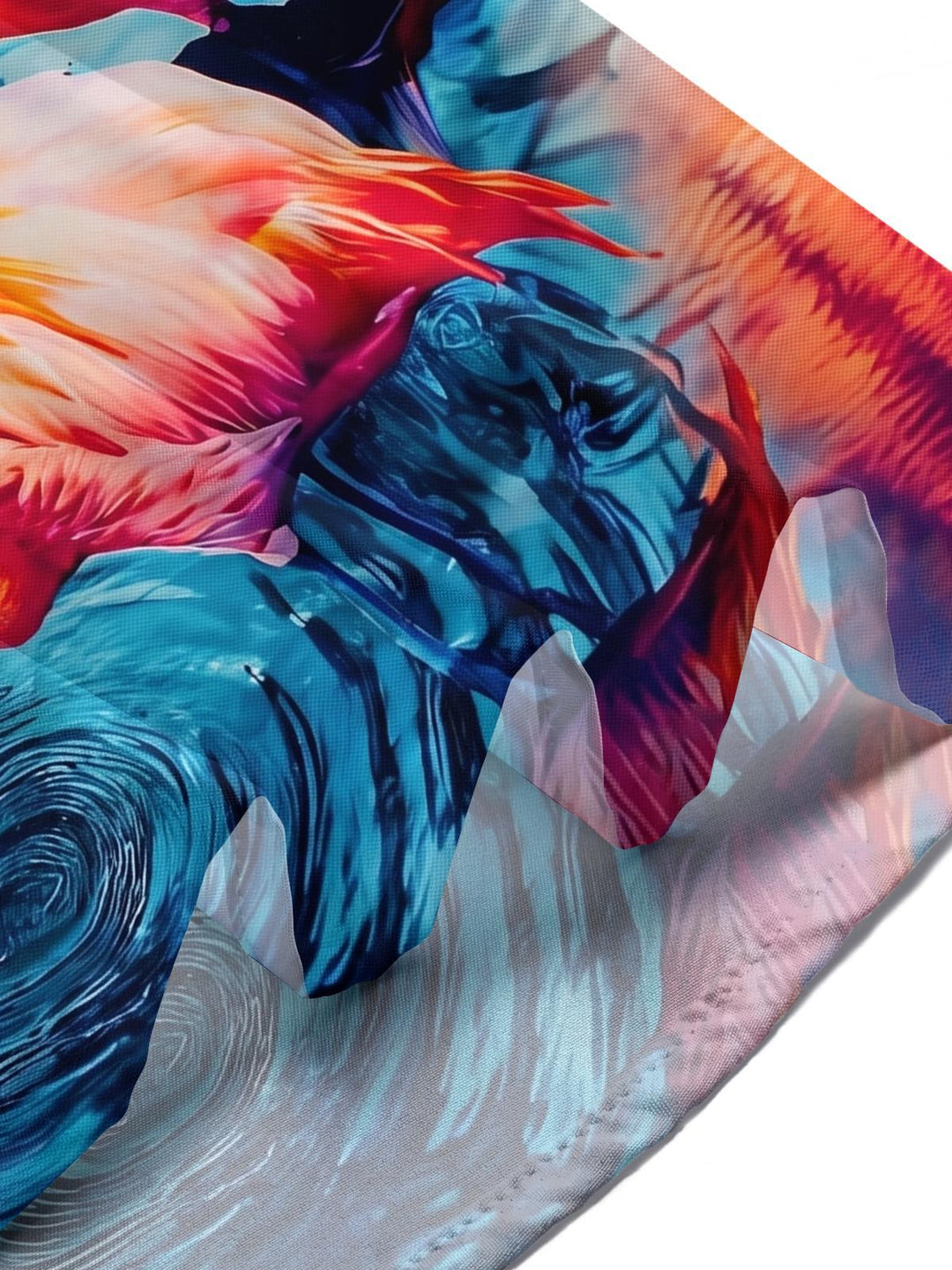 Sunset Flamingo Hawaiian Men's Pocket Short Sleeve Shirts