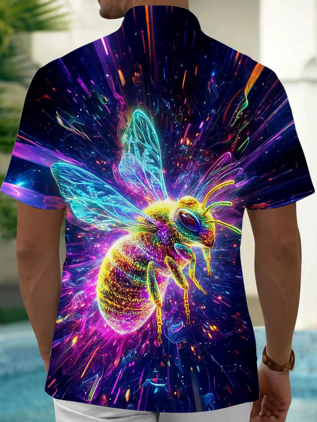 Bee Men's Pocket Short Sleeve Shirts