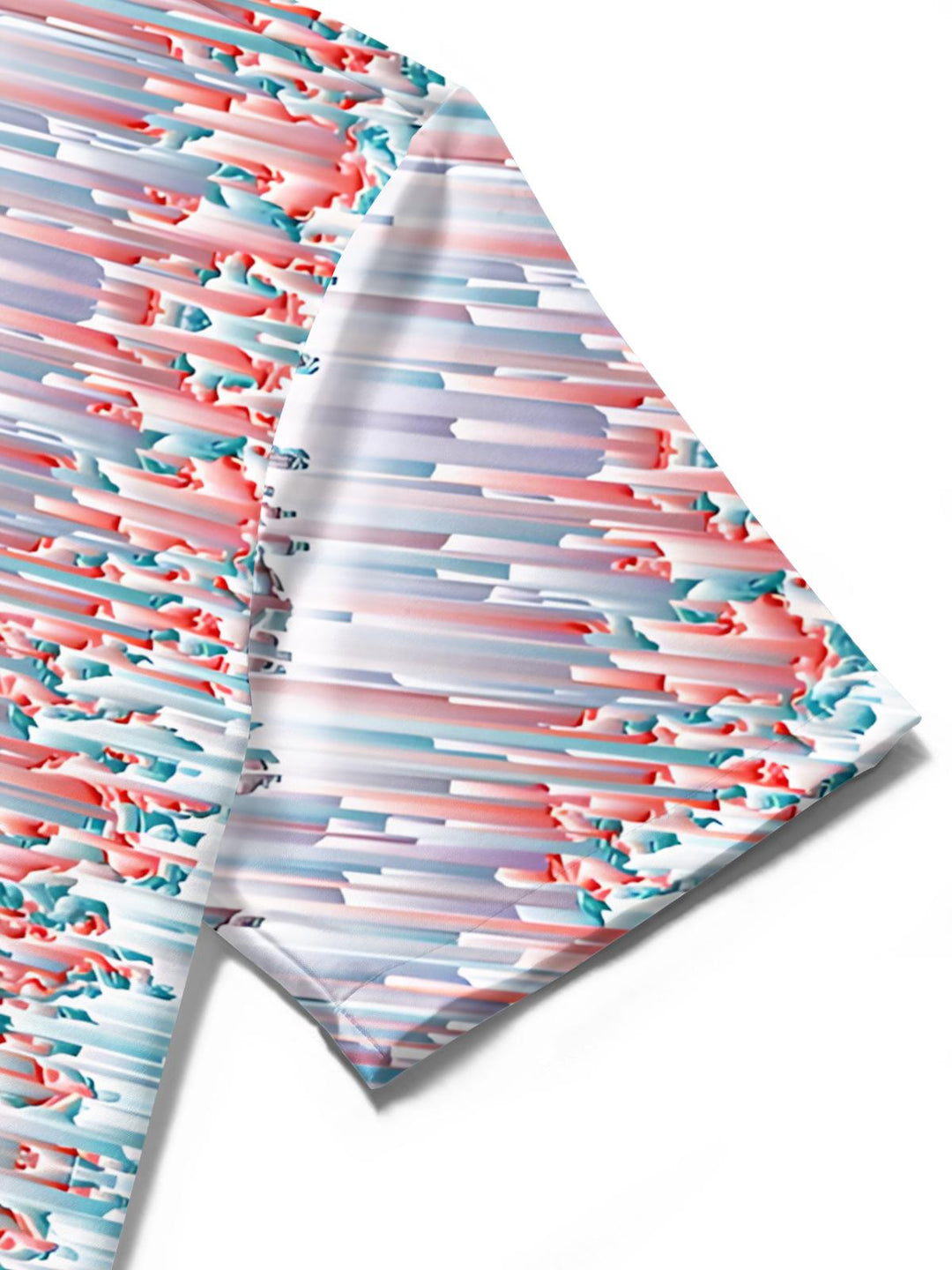 Abstract Print Men's Pocket Short Sleeve Shirts