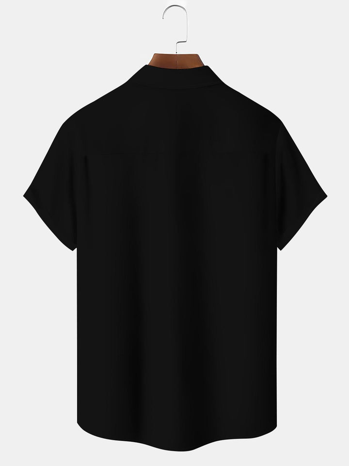 250 Years Airplane Men's Pocket Short Sleeve Shirts
