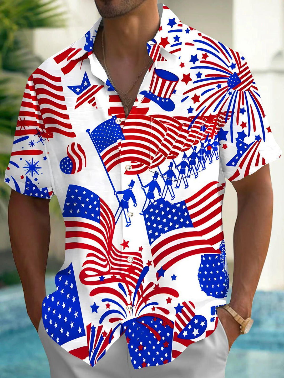 Independence Men's Pocket Short Sleeve Shirts
